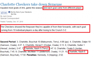 Inacuracies in the Checkers coverage